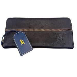 Links & Kings Leather Glovekeeper Case Fiddler’s Creek 2026 Crown Cafe Zip Pouch